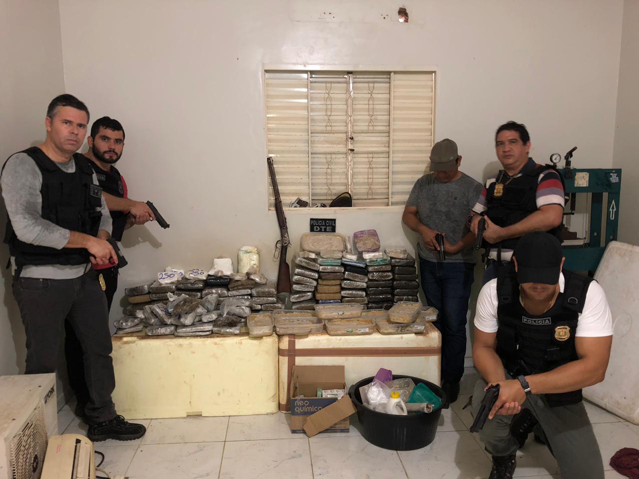 POLÍCIA CIVIL PRENDE TRÊS TRAFICANTES COM MAIS DE 90 KG DE DROGAS EM MACAPÁ